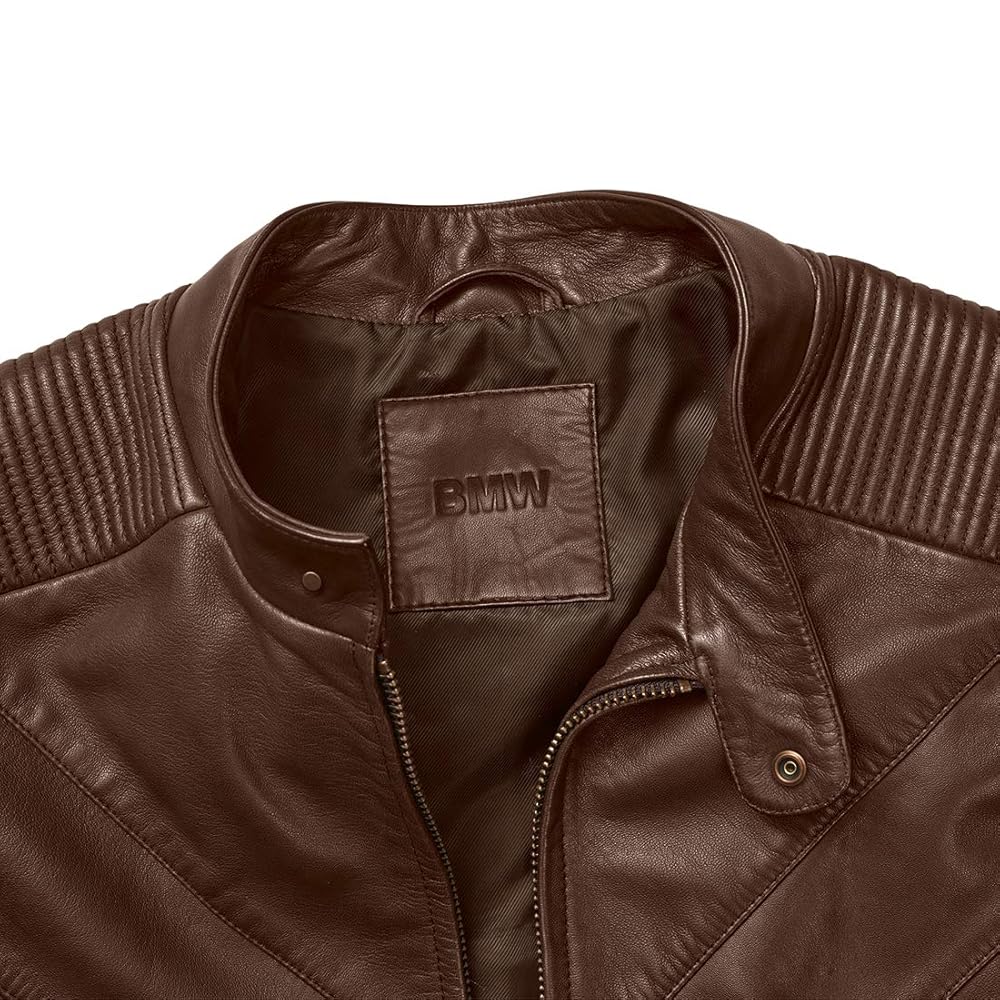 Amazon.com: BMW X Men's Leather Jacket (Small) Brown